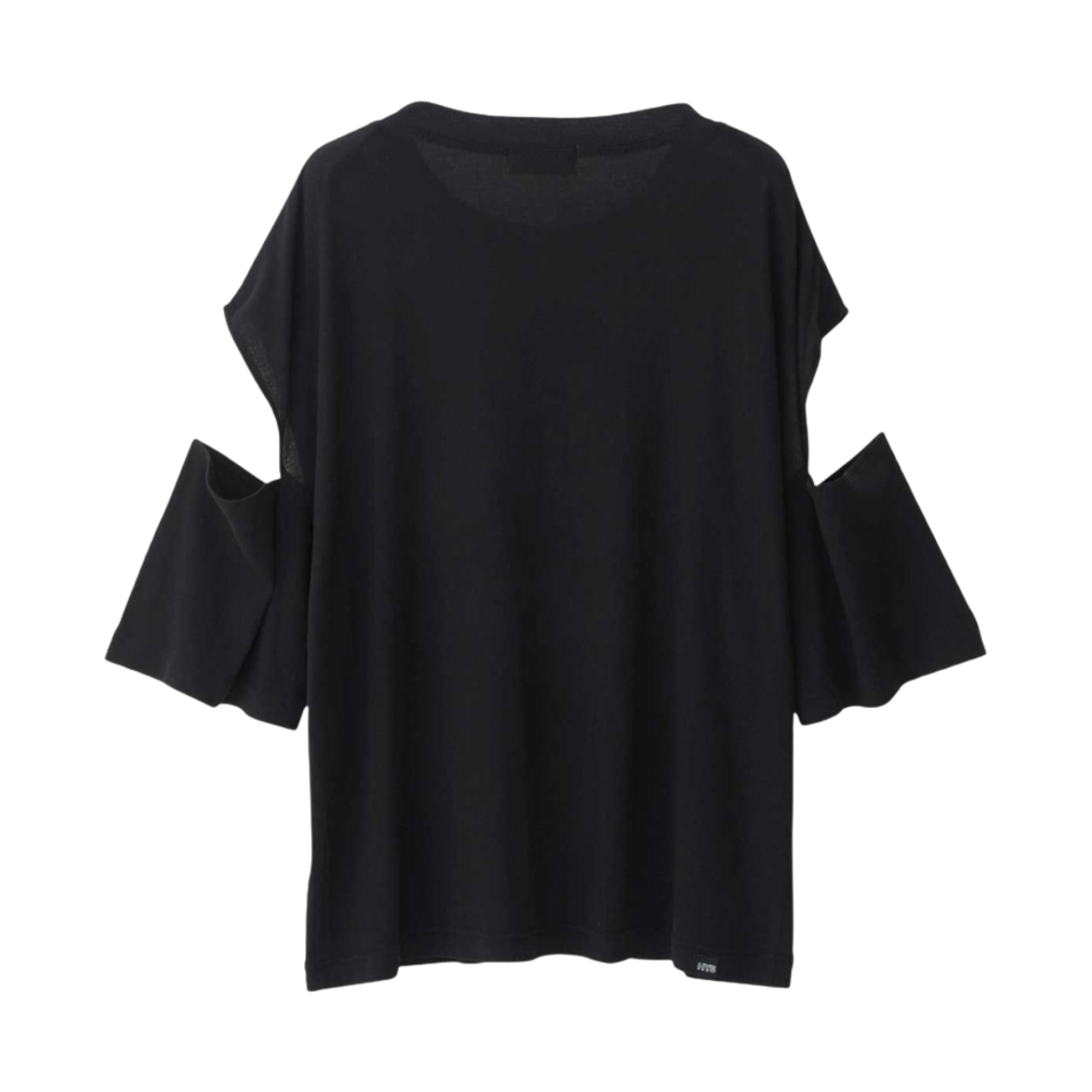 (W) 히스테릭 글래머 HYS 인 더 윈드 오버사이즈 티셔츠 블랙((W) Hysteric Glamour HYS in The Wind Oversized T-Shirt Black) - 2