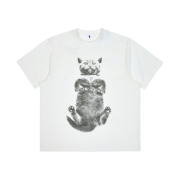 Ader Error Blue Cat T-Shirt 02 Off White