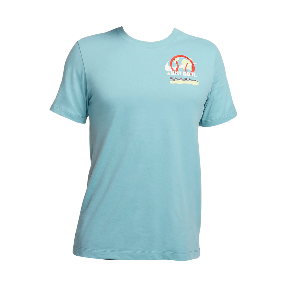 FZ8112-464 Nike Court Dri-Fit Tennis T-Shirt Denim Turquoise - Asia