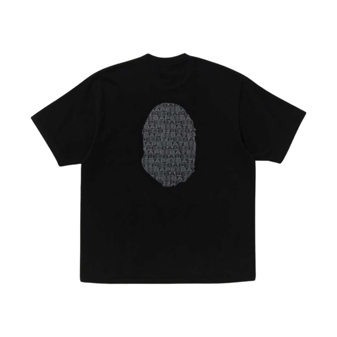 베이프 럭스 스포츠 패턴 에이프 헤드 릴렉스드 핏 티셔츠 블랙(BAPE Lux Sport Pattern Ape Head Relaxed Fit T-Shirt Black) - 2