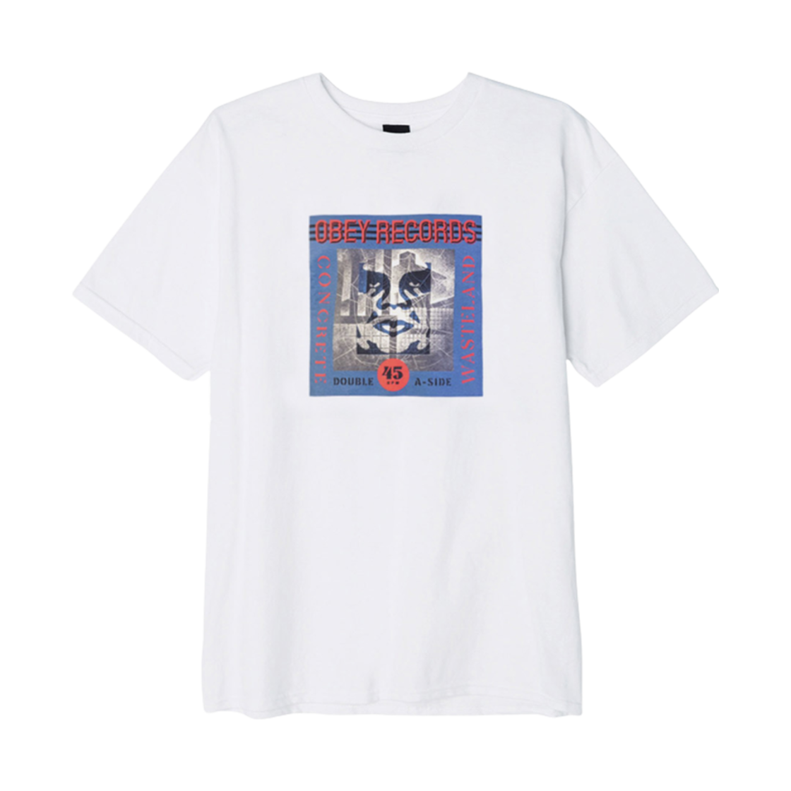 오베이 콘크리트 웨이스트랜드 티셔츠 화이트(Obey Concrete Wasteland T-Shirt White) - 1