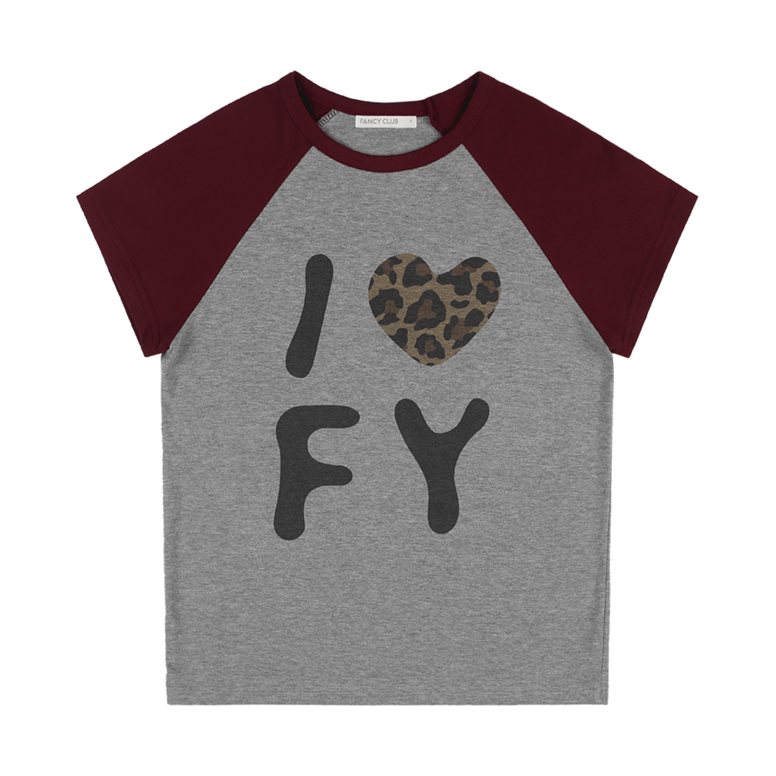 팬시클럽 아이 러브 FY 티 그레이