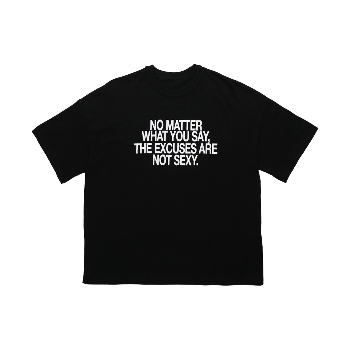 DCCSTP001 / BK / F Depc Lettering Boxy Fit Black