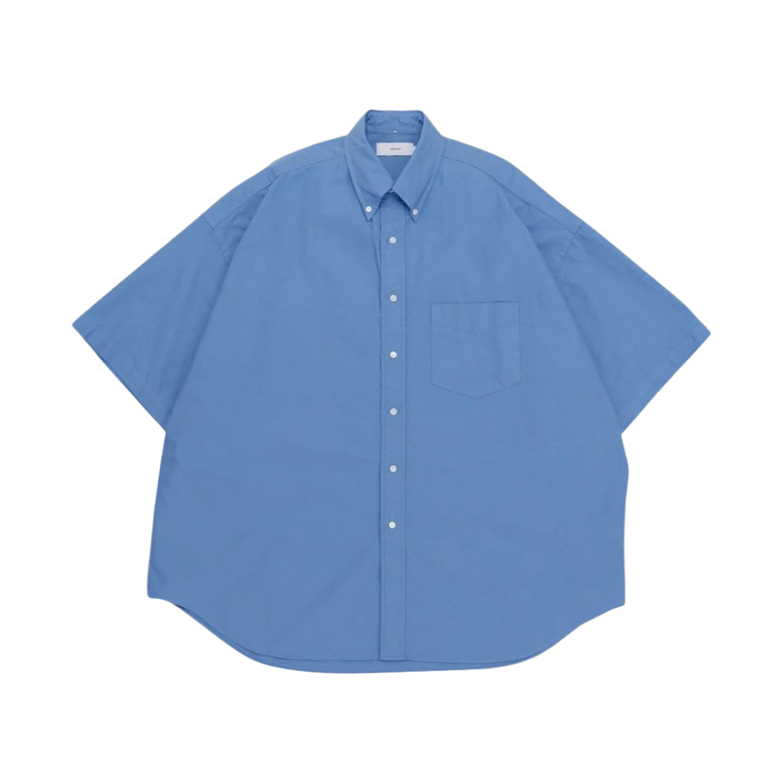 GM232-50023B Graphpaper Oxford S/S Oversized B.D Shirt Blue
