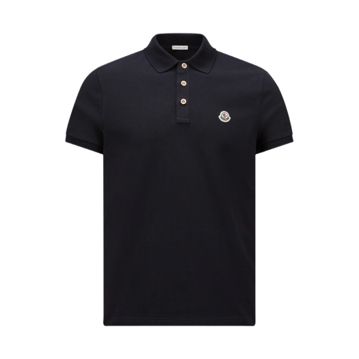 몽클레르 로고 폴로 셔츠 네이비 블루 - 23SS | Moncler | KREAM