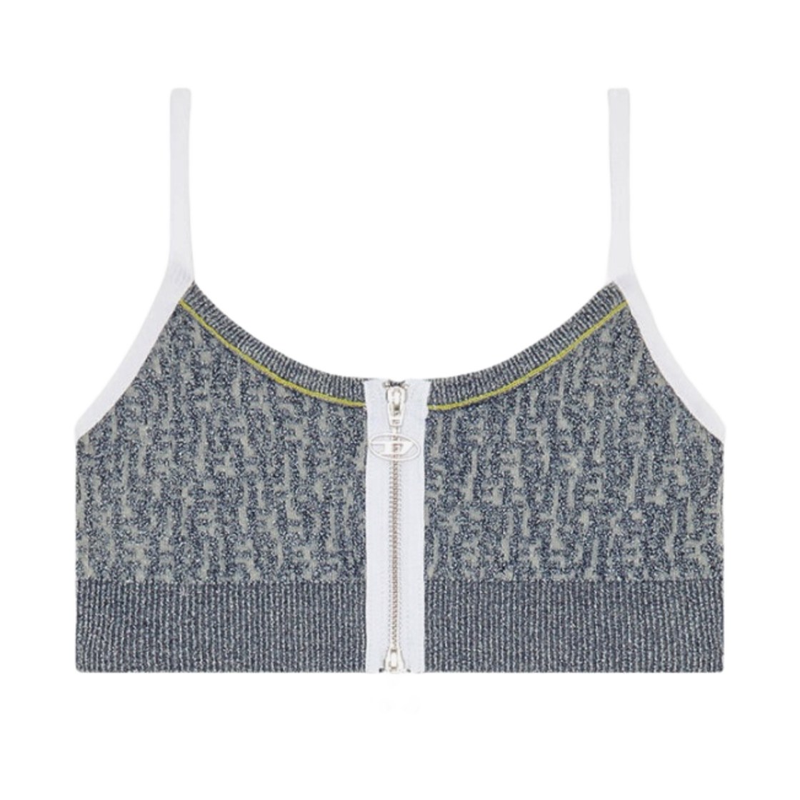 (W) 디젤 M-엘리카 니트 크롭 탱크탑 블루