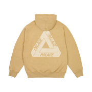 Palace Pigment Wash Tri-Ferg Zip Hood Stone - 24SS