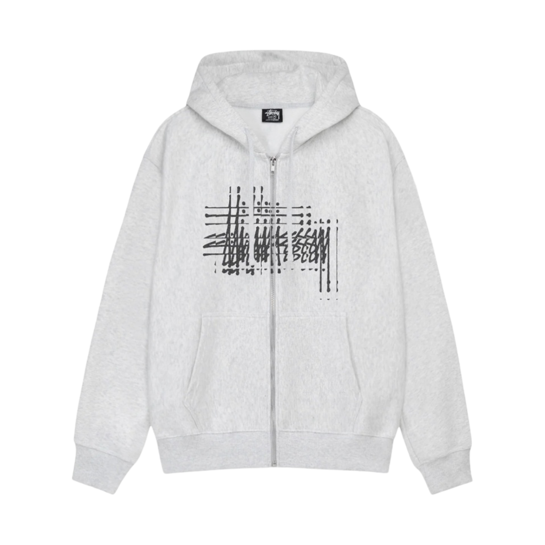 Ｓ (ㅅ´ ˘ `) 스투시 리프랙티드 후드 집업 애쉬 헤더 | Stussy | KREAM