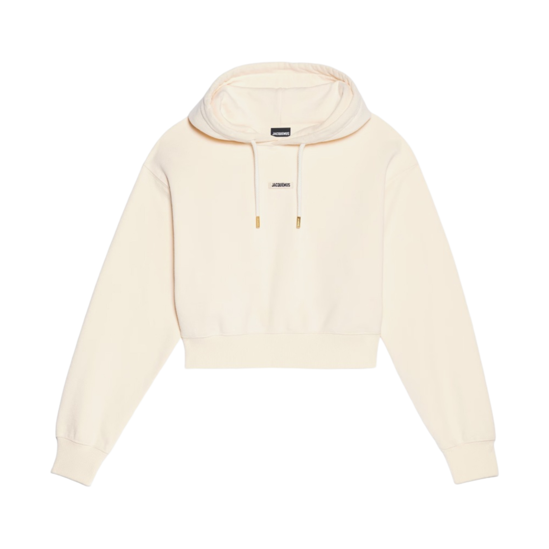 (W) 자크뮈스 르 스웨트셔츠 그로그랭 후드 라이트 베이지((W) Jacquemus Le Sweatshirt Gros Grain Hoodie Light Beige)