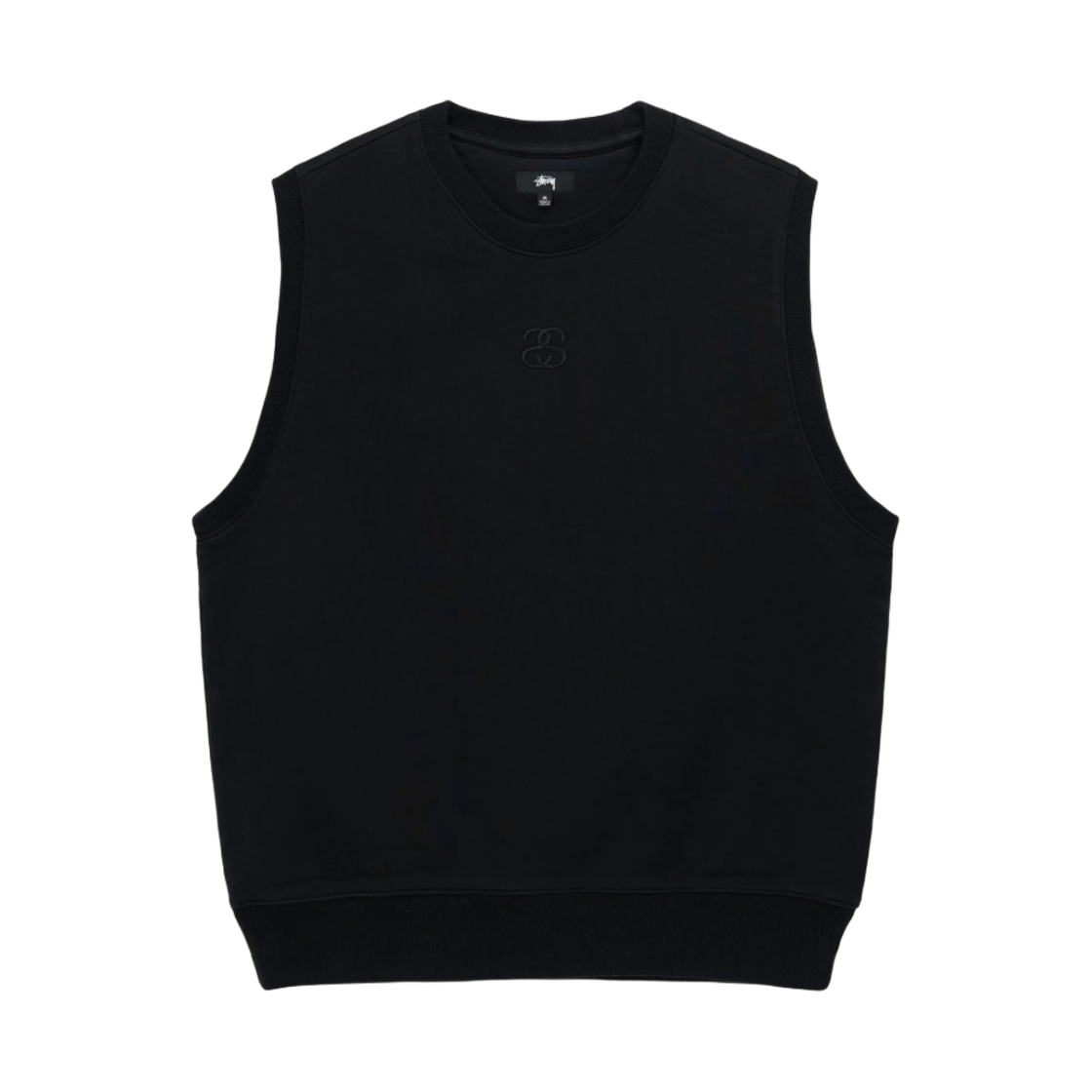 스투시 SS 링크 플리스 베스트 블랙(Stussy SS Link Fleece Vest Black) - 1