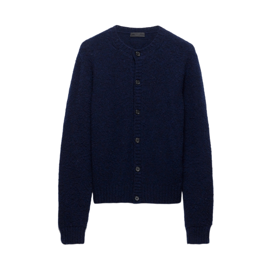 UMG374-16AR-F0008 Prada Shetland Wool Cardigan Navy