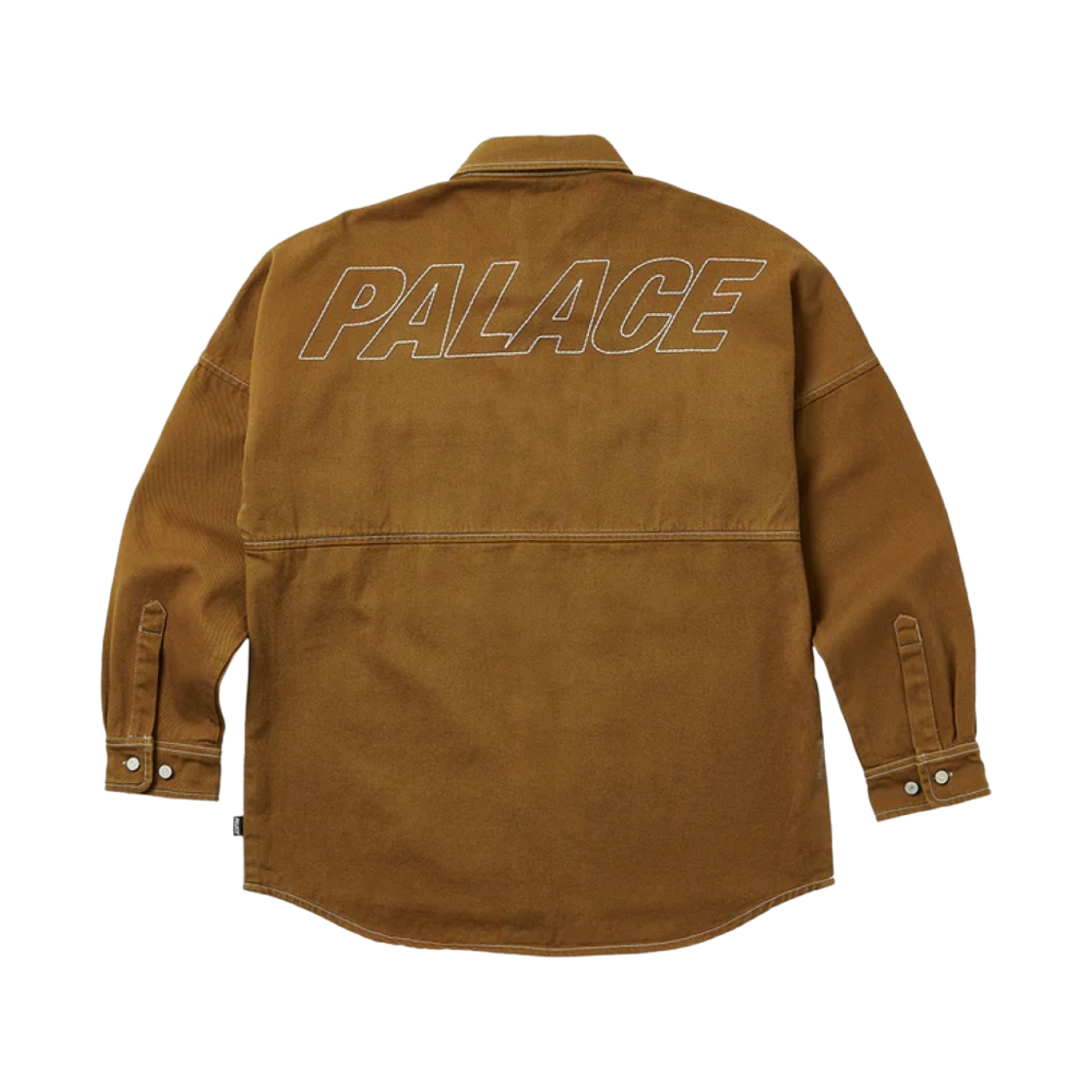 팔라스 스티치 업 드롭 숄더 셔츠 브라운 - 23SS(Palace Stitch Up Drop Shoulder Shirt Brown - 23SS) - 2