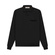 Essentials The Core Collection Long Sleeve Polo Stretch Limo