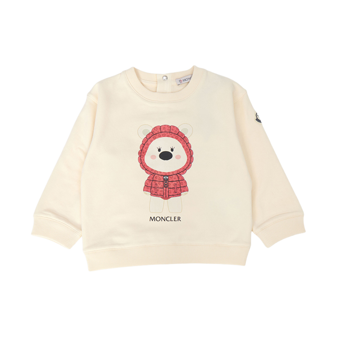 J2-951-8G00006-89A23-050 (Kids) Moncler Baby Fleece Sweatshirt Beige - 24FW