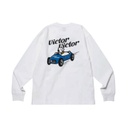 Victor Victor L/S T-Shirt White