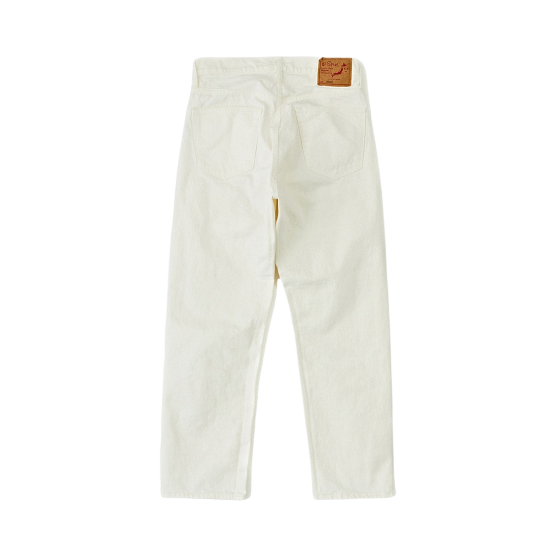 (W) 오어슬로우 1050WZ 90's 숏 렝스 데님 화이트((W) Orslow 1050WZ 90's Short Length Denim White) - 2