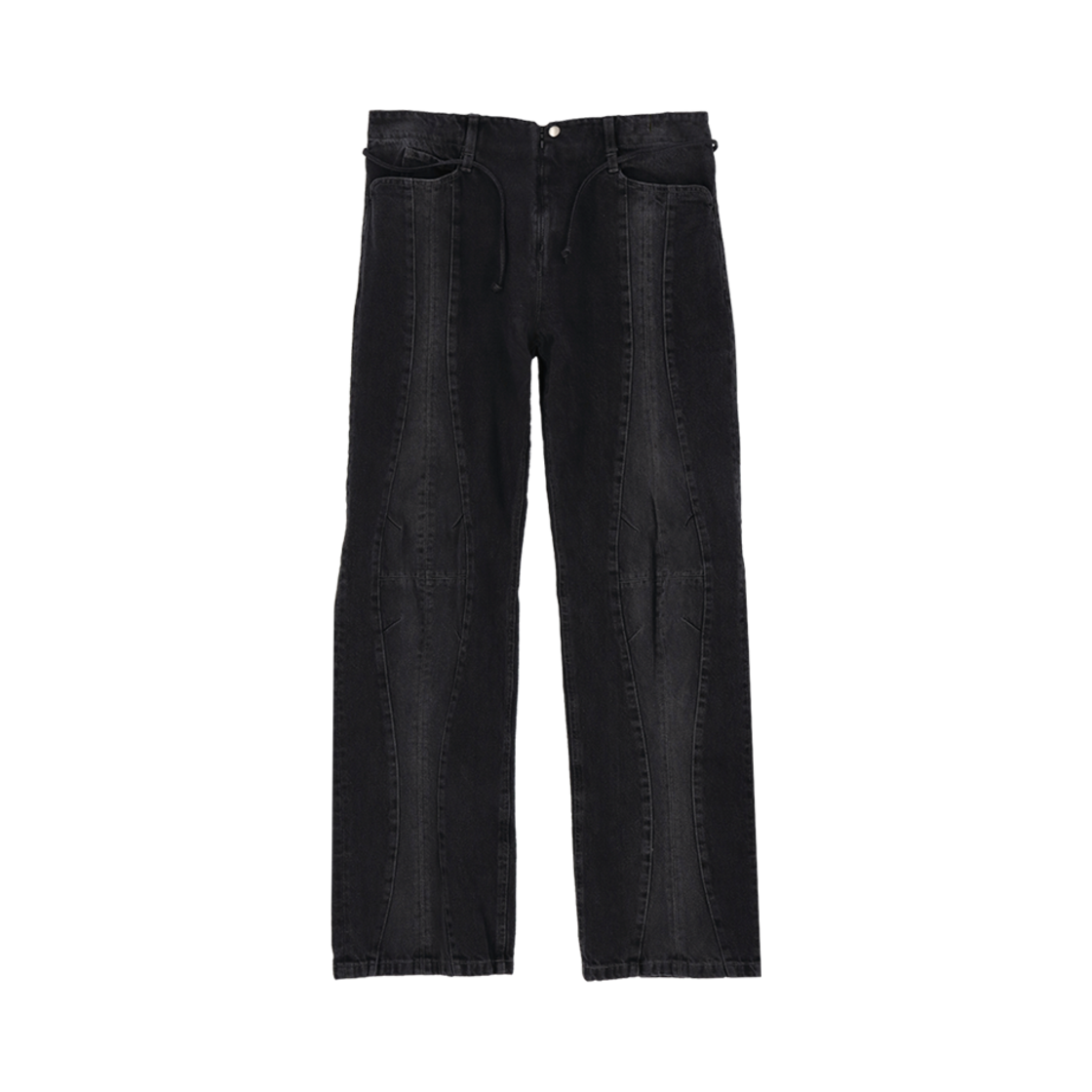 CK25SSPT03BK Cost Per Kilo Cocoon Denim Pants Black