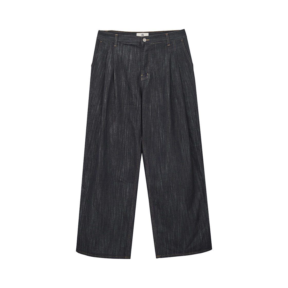 25SSPT02ID Woodman Two Tuck Denim Slacks Indigo