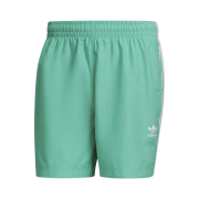 Adidas Adicolor Classics 3-Stripes Swim Shorts Hi Res Green - KR Sizing