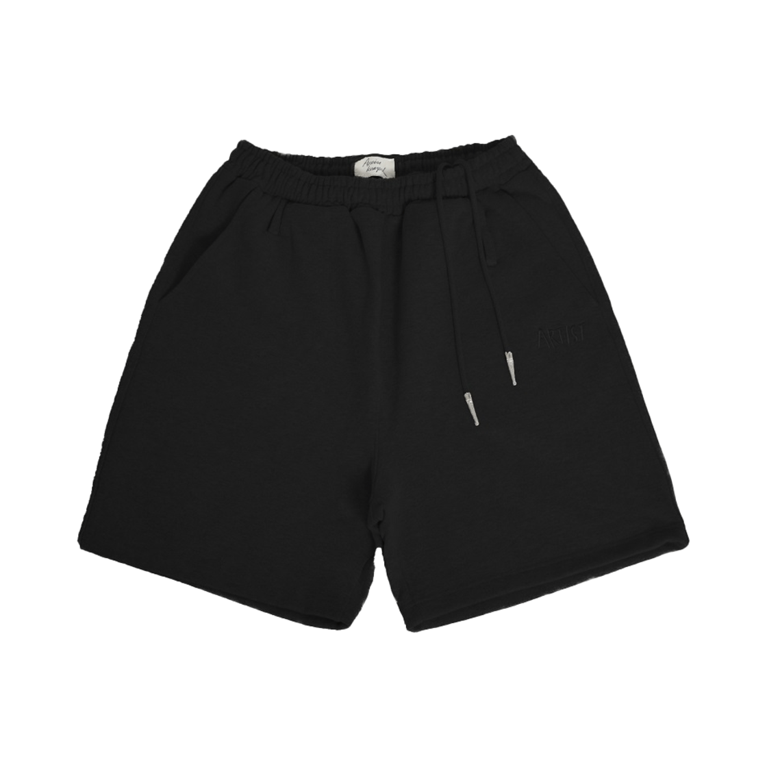 AU24XSH01-BK Artist Komplex Artist Belted Jogger Shorts Black
