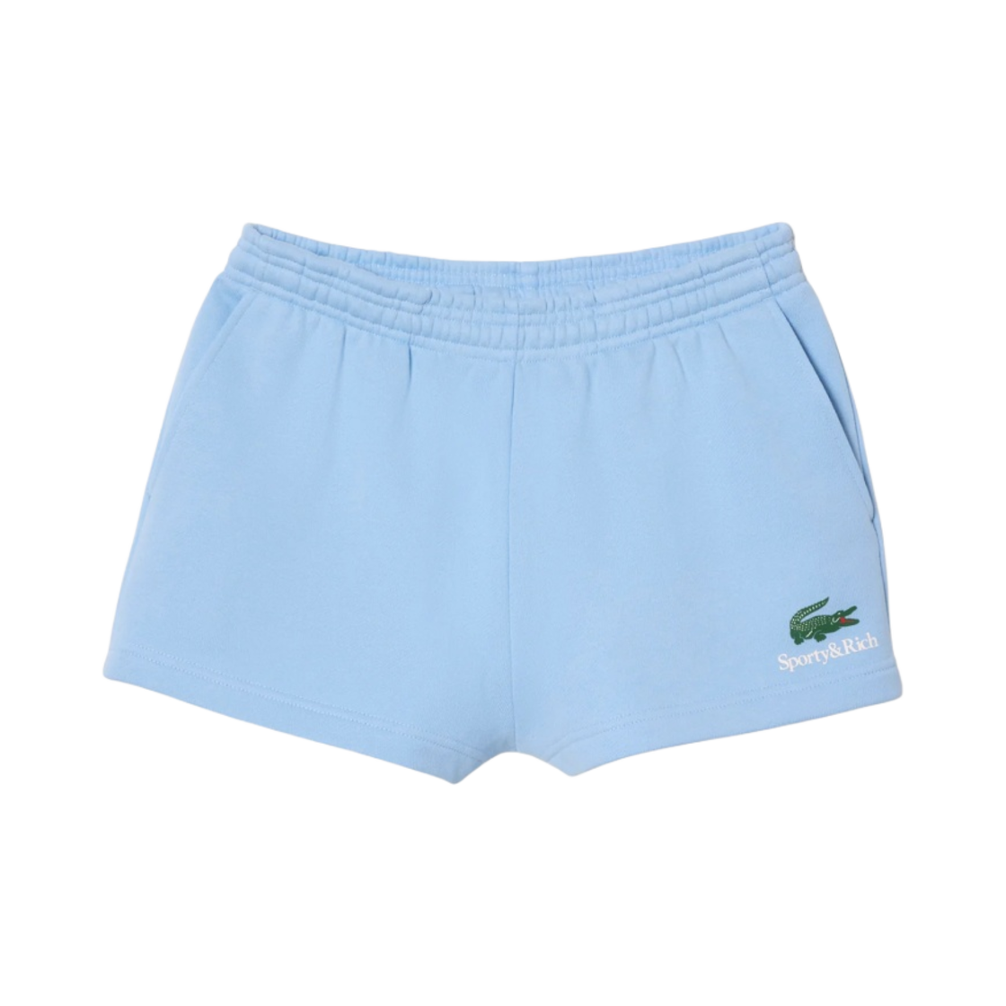 (W) 라코스테 x 스포티 앤 리치 세리프 디스코 쇼츠 파노라마((W) Lacoste x Sporty & Rich Serif Disco Short Panorama) - 1