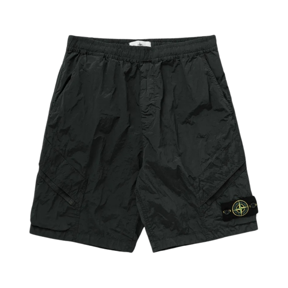 8015L1719-V0059 Stone Island L1719 Nylon Metal in Econyl Regenerated Nylon Comfort Fit Bermuda Shorts Musk Green - 24SS