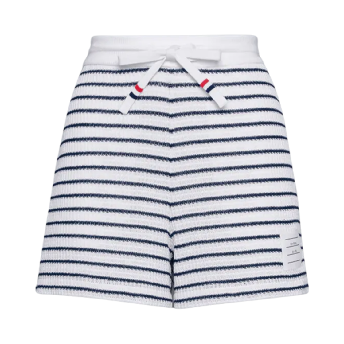 (W) 톰브라운 스트라이프 쇼츠 네이비((W) Thom Browne Stripe Shorts Navy) - 1