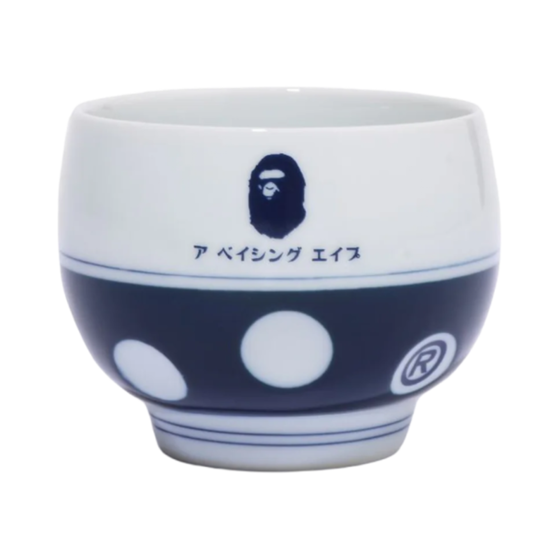 0ZXKAMX93005N BAPE Porcelain Logo Cup White