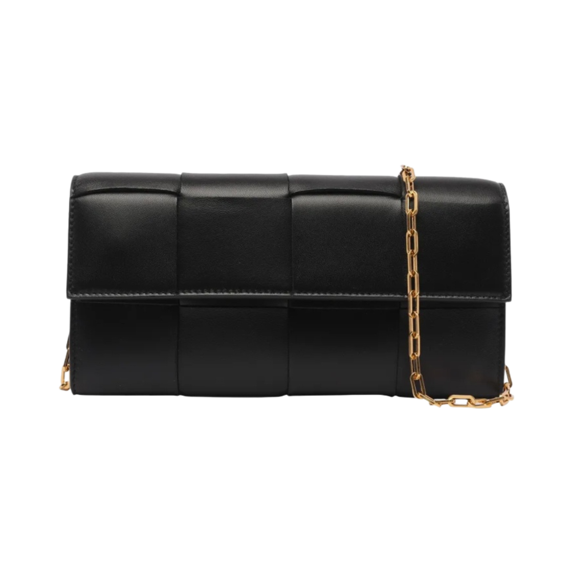 보테가 베네타 체인 지갑 블랙