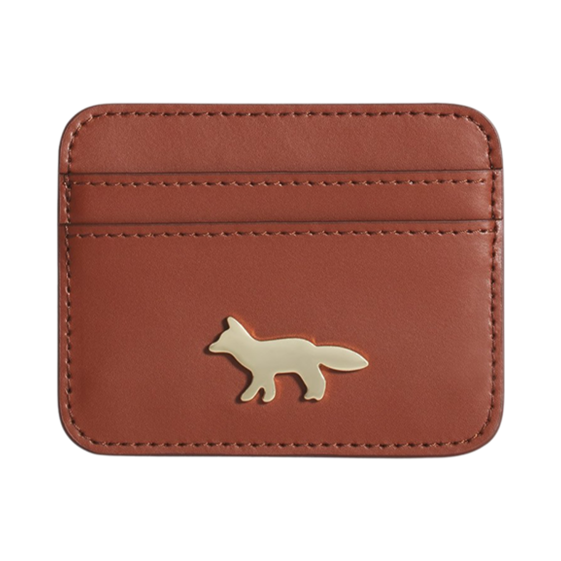 OW05700LR0001-P280 Maison Kitsune Edie Card Holder Brown
