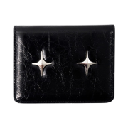 For Appeal Sparkle Star Card Wallet Black