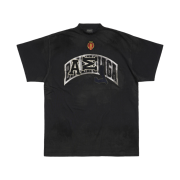 Balenciaga Skater T-Shirt Oversized Black Faded