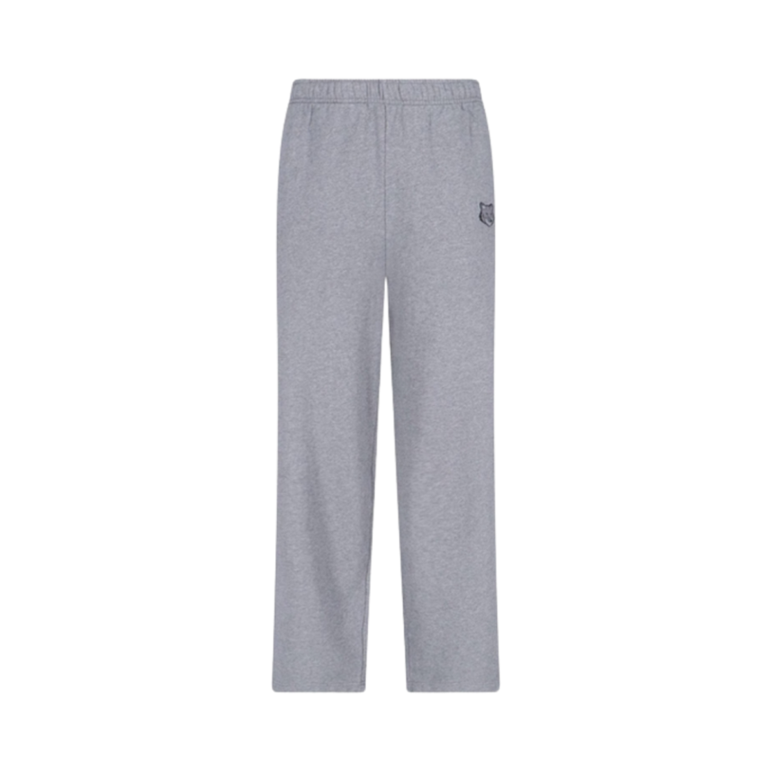NM01111KM0001-H131 Maison Kitsune Bold Fox Head Patch Relaxed Jog Pants Medium Grey Melange