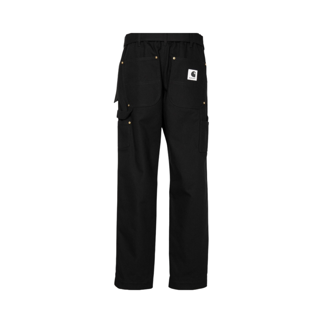 사카이 x 칼하트 WIP 캔버스 팬츠 블랙 | Sacai | KREAM