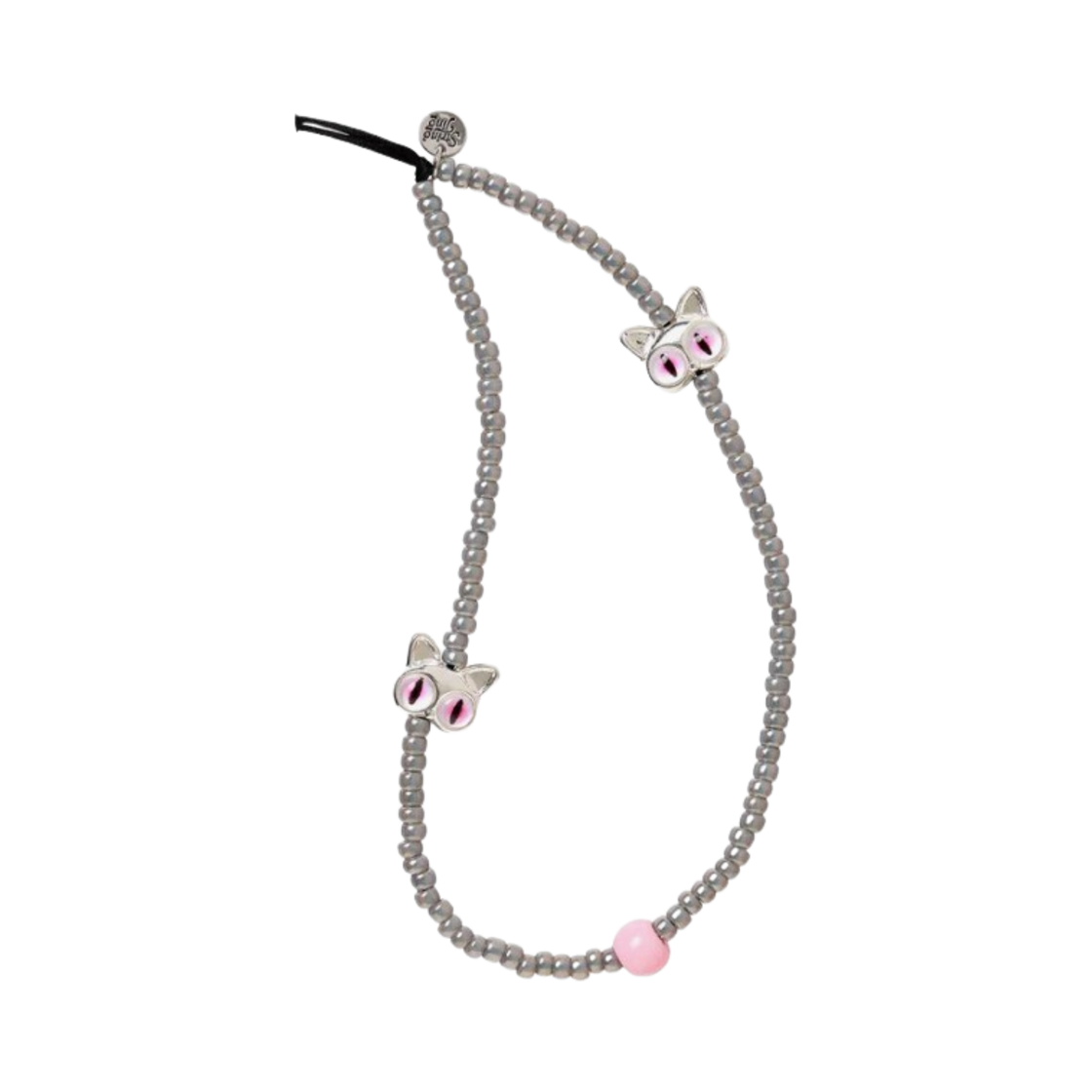 스트링 팅 실베스터 더 크롬 키티 리스틀릿 폰 스트랩(String Ting Sylvester The Chrome Kitty Wristlet Phone Strap)