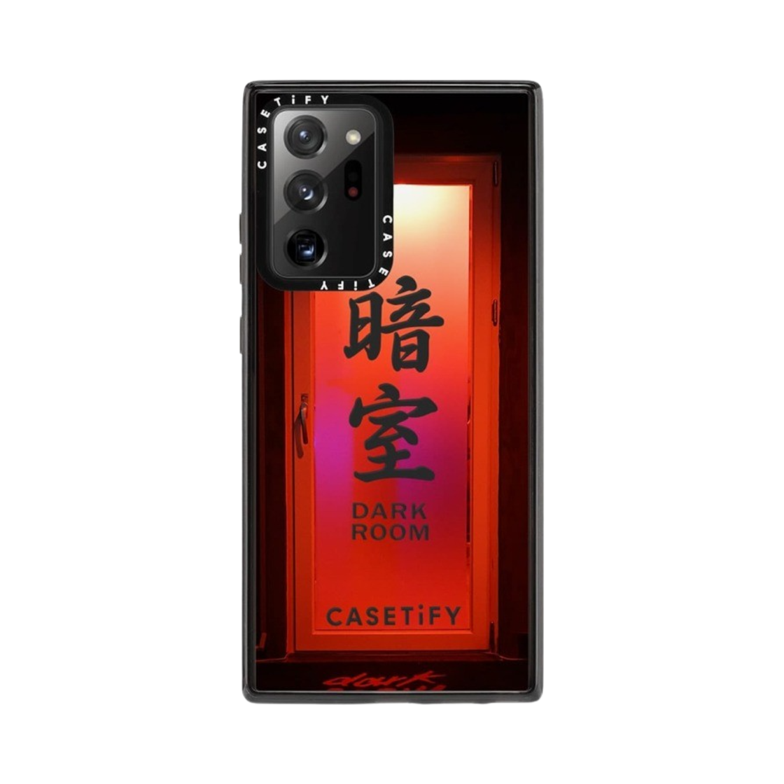 케이스티파이 x 오아시스 로고 맥세이프 임팩트 케이스 매트 블랙 | Casetify | KREAM