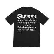 Supreme Person T-Shirt Black - 22SS