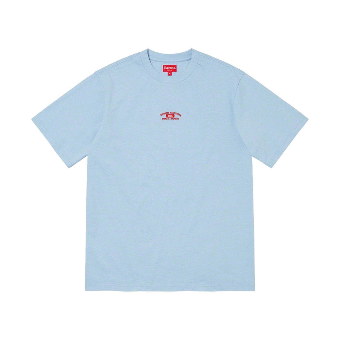 - Supreme World Famous S/S Top Light Slate - 21SS