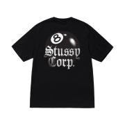 Stussy 8 Ball Corp T-Shirt Black