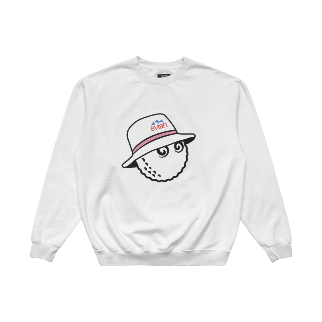 말본 골프 x 에비앙 크루넥 스웨트셔츠 화이트(Malbon Golf x Evian Crewneck Sweatshirt White) - 1