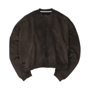 NAUTICA x Undermycar - NTC X UMC APLIQUE SWEATSHIRTS - BROWN