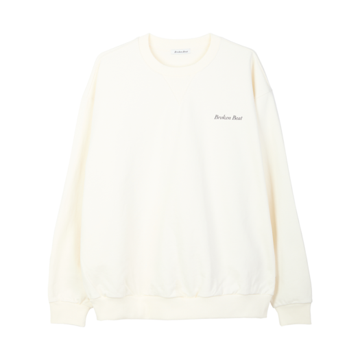 BB25MT001IV Broken Beat Broken Sweatshirt Ivory