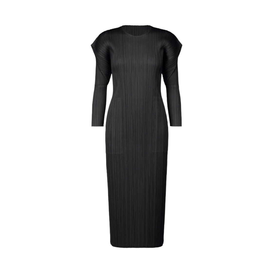 PP46-JH126-15 Pleats Please Issey Miyake Monthly Colors February Dress Black
