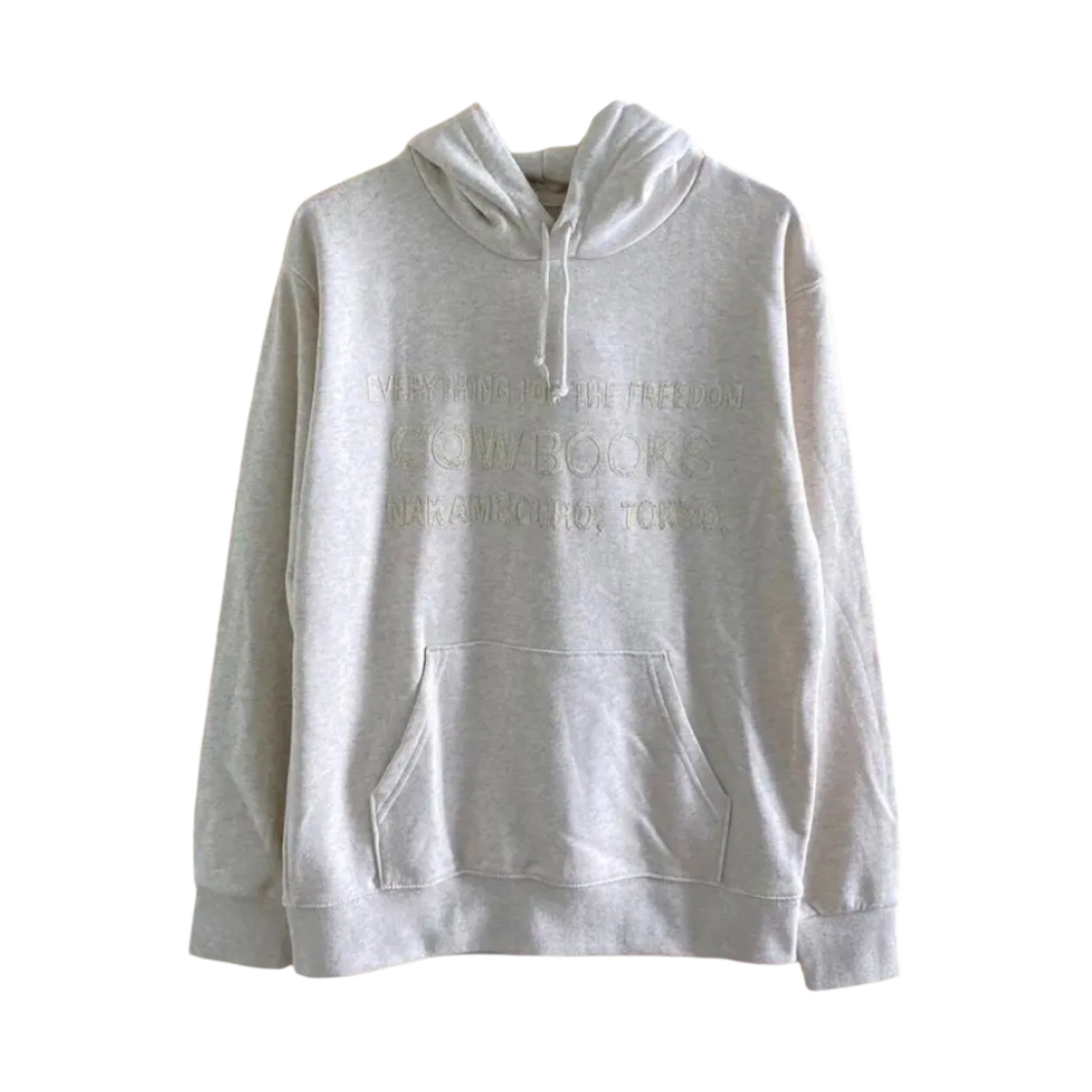 카우북스 북 벤더 후드 오트밀 아이보리(Cow Books Book Vendor Hoodie Oatmeal Ivory)
