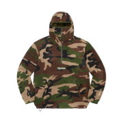 Supreme Polartec Facemask Half Zip Pullover Woodland Camo - 22FW