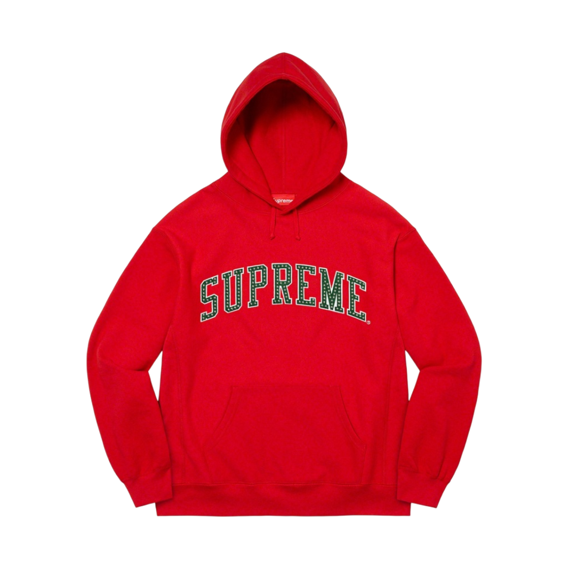 슈프림 스타 아크 후드 스웨트셔츠 레드 - 22SS(Supreme Stars Arc Hooded Sweatshirt Red - 22SS) - 1