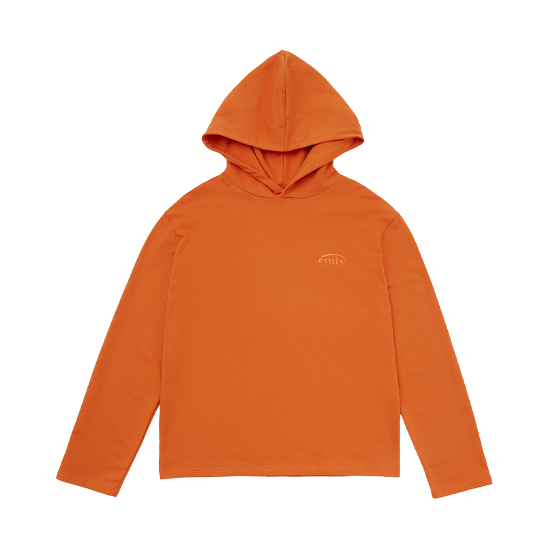 (W) 이미스 후드 티셔츠 오렌지((W) Emis Hood T-Shirt Orange) - 1