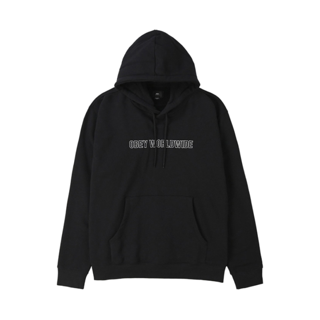 112470032 Obey Panic Hood Black