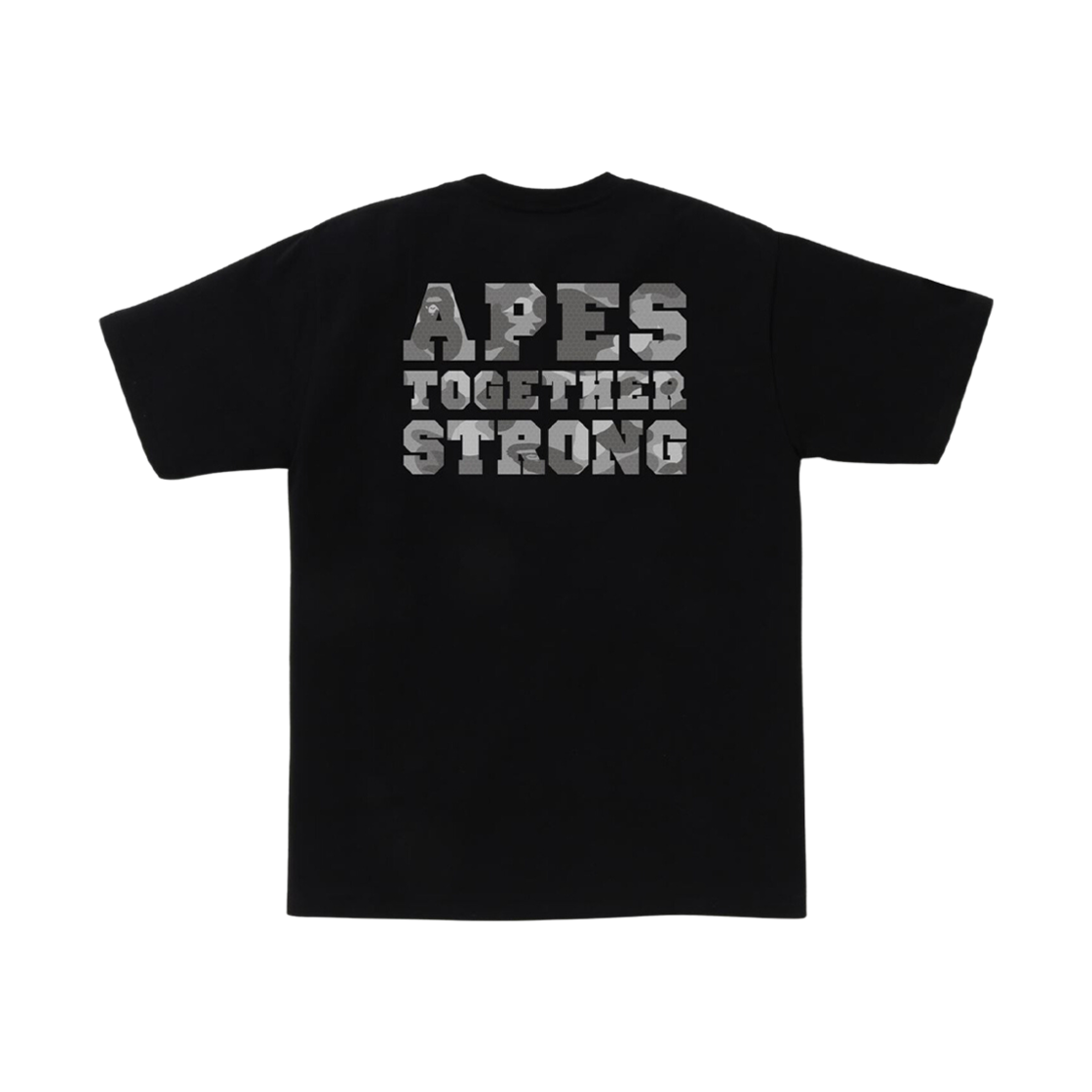 베이프 허니콤 카모 컬리지 ATS 티셔츠 블랙(BAPE Honeycomb Camo College Ats T-Shirt Black) - 2