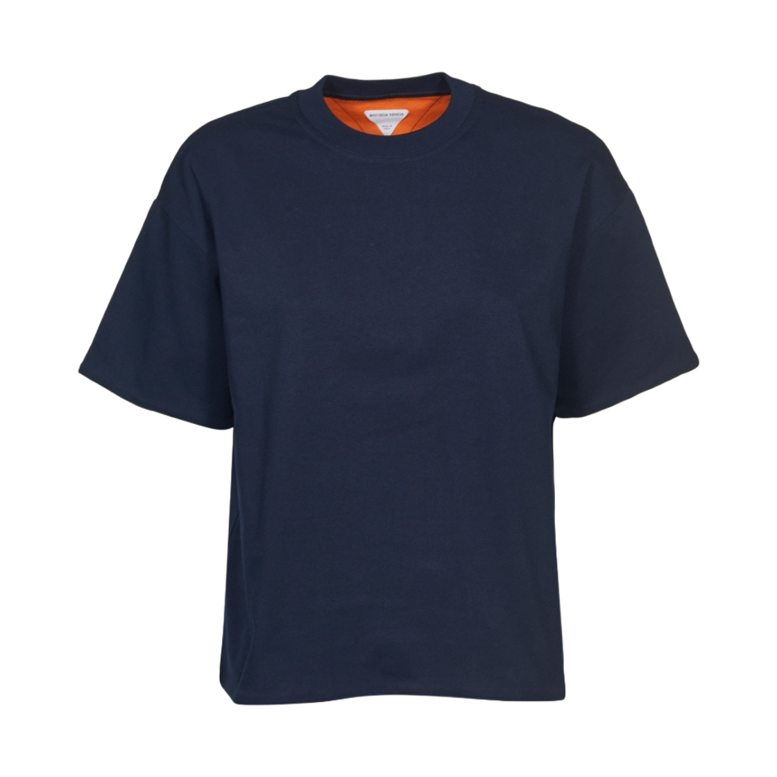 보테가 베네타 더블 레이어드 코튼 저지 티셔츠 스타리 나이트 오렌지 스카이(Bottega Veneta Double Layered Cotton Jersey T-Shirt Starry Night Orange Sky)